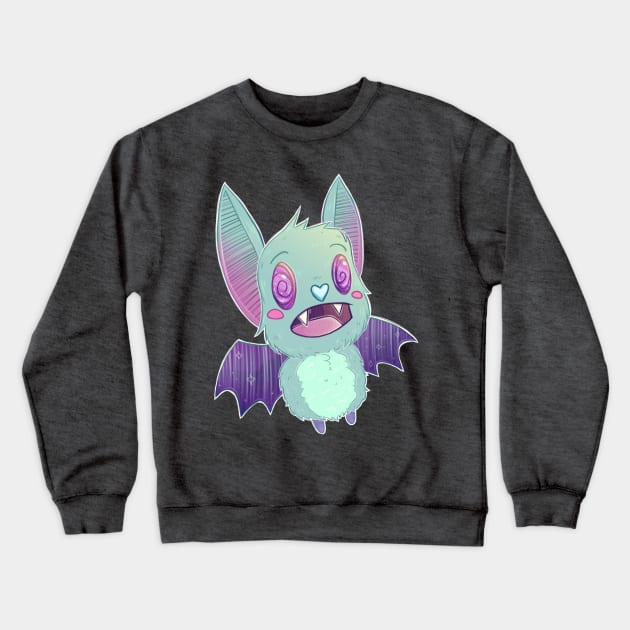 Going Batty Crewneck Sweatshirt by Khelekmir